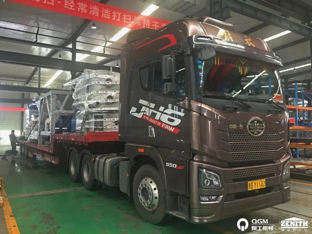 项目发货|平博·pinnacle股份策尼特ZN1200S型全自动砌块成型机生产线发货湖北，助力市政建设！